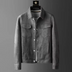 Harrison | Elegant Suede Men's Jacket - Grey