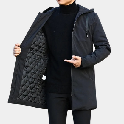 Teddy Men's Hooded Zip-Up Casual Jacket