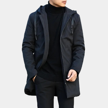 Teddy Men's Hooded Zip-Up Casual Jacket