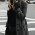 Sandra | Women's Belted Trench Coat - Grey