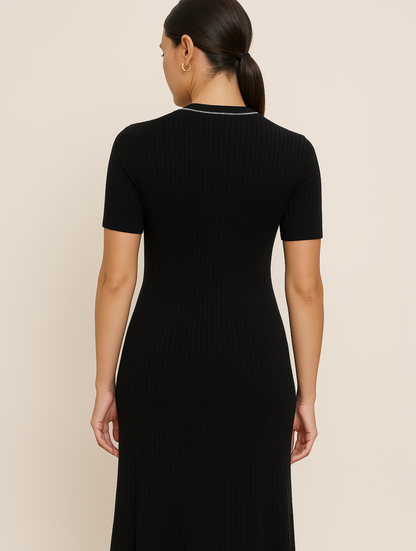 Sheila | Elegant Bodycon Maxi Dress in Luxe Fabric