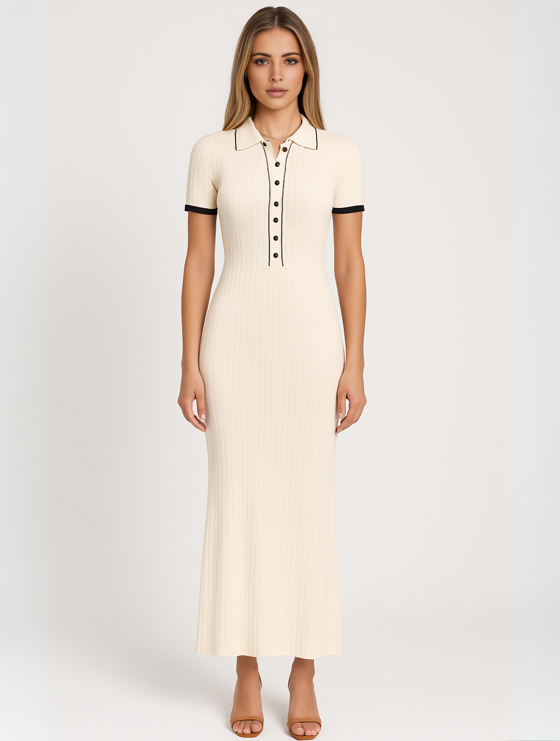 Sheila | Elegant Bodycon Maxi Dress in Luxe Fabric