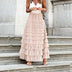 Theresa | Elegant Tulle Midi Skirt - Pink