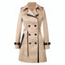 Linda | Women's Double-Breasted Trench Coat in Classic Beige - Khaki