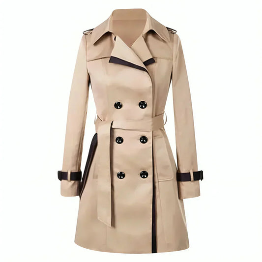 Sarah Women's Double-Breasted Trench Coat