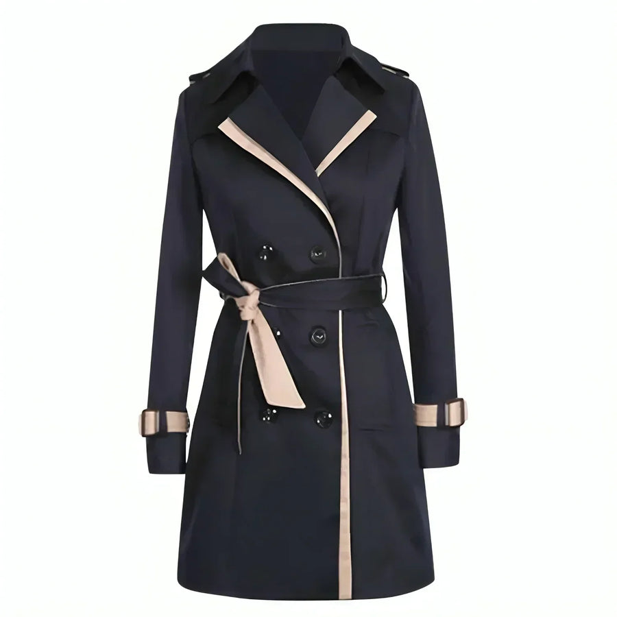 Sarah Women's Double-Breasted Trench Coat