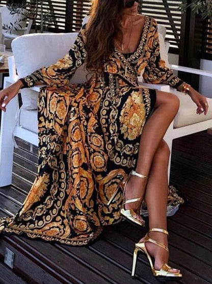 Harmony Bohemian Maxi Dress - Elegant and Flowing
