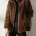 Phoebe | Women's Faux Fur Zip-Up Coat - Light Purple