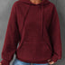 Molly | Women's Luxurious Winter Pullover Hoodie - Red