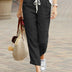 Brianna | Women's Full Length Casual Trousers – Relaxed Fit - Black