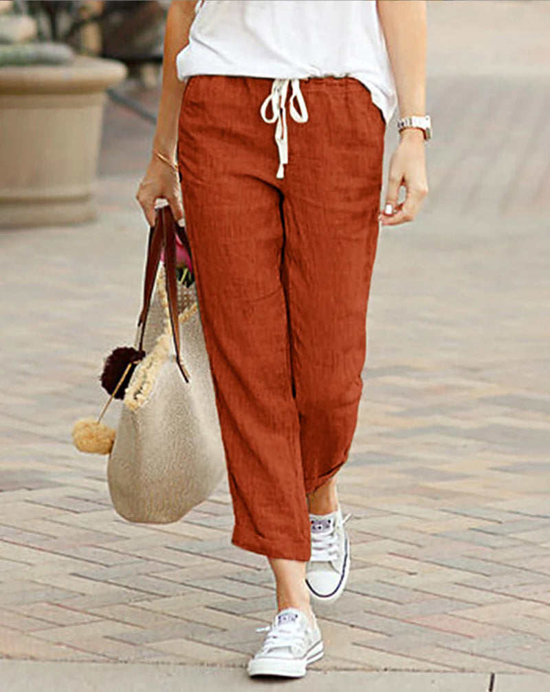 Brianna | Women's Full Length Casual Trousers – Relaxed Fit