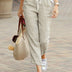 Brianna | Women's Full Length Casual Trousers – Relaxed Fit - Beige