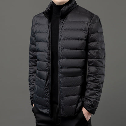 Todd Men's Slim-Fit Lightweight Puffer Jacket