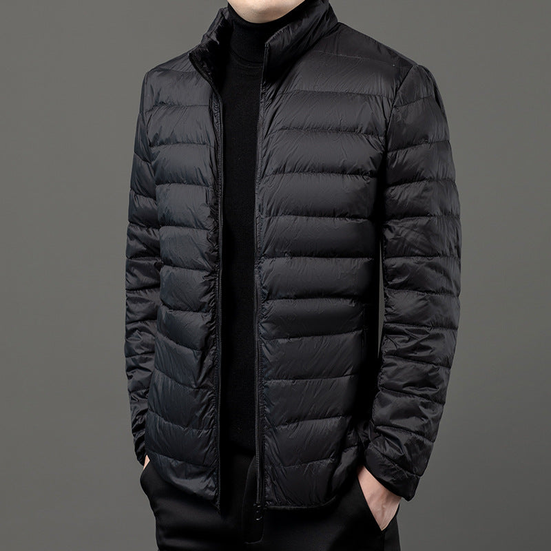 Todd Men's Slim-Fit Lightweight Puffer Jacket