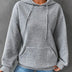 Isabella | Luxe Quilted Hoodie - Grey
