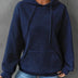 Isabella | Luxe Quilted Hoodie - Blue