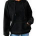 Isabella | Luxe Quilted Hoodie - Sort