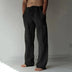 Jay | Men's Luxurious Comfortable Baggy Pants - Black