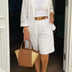 Ava | Effortless Casual Summer Set for Comfort and Elegance - White