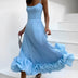 Ruby | Elegant Midi Dress for Sophisticated Women - Blue