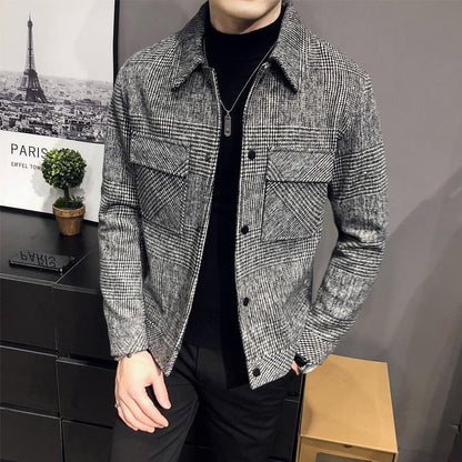 Brandon Men's Plaid Shirt Jacket