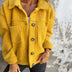 Mariah | Women's Relaxed Fit Button-Down Jacket - Yellow