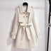 Michelle | Women's Belted Double-Breasted Coat - White