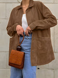 Sophie | Women's Oversized Suede Style Jacket