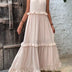 Heather | Elegant Women's Dress in Luxe Fabric - Aprikose