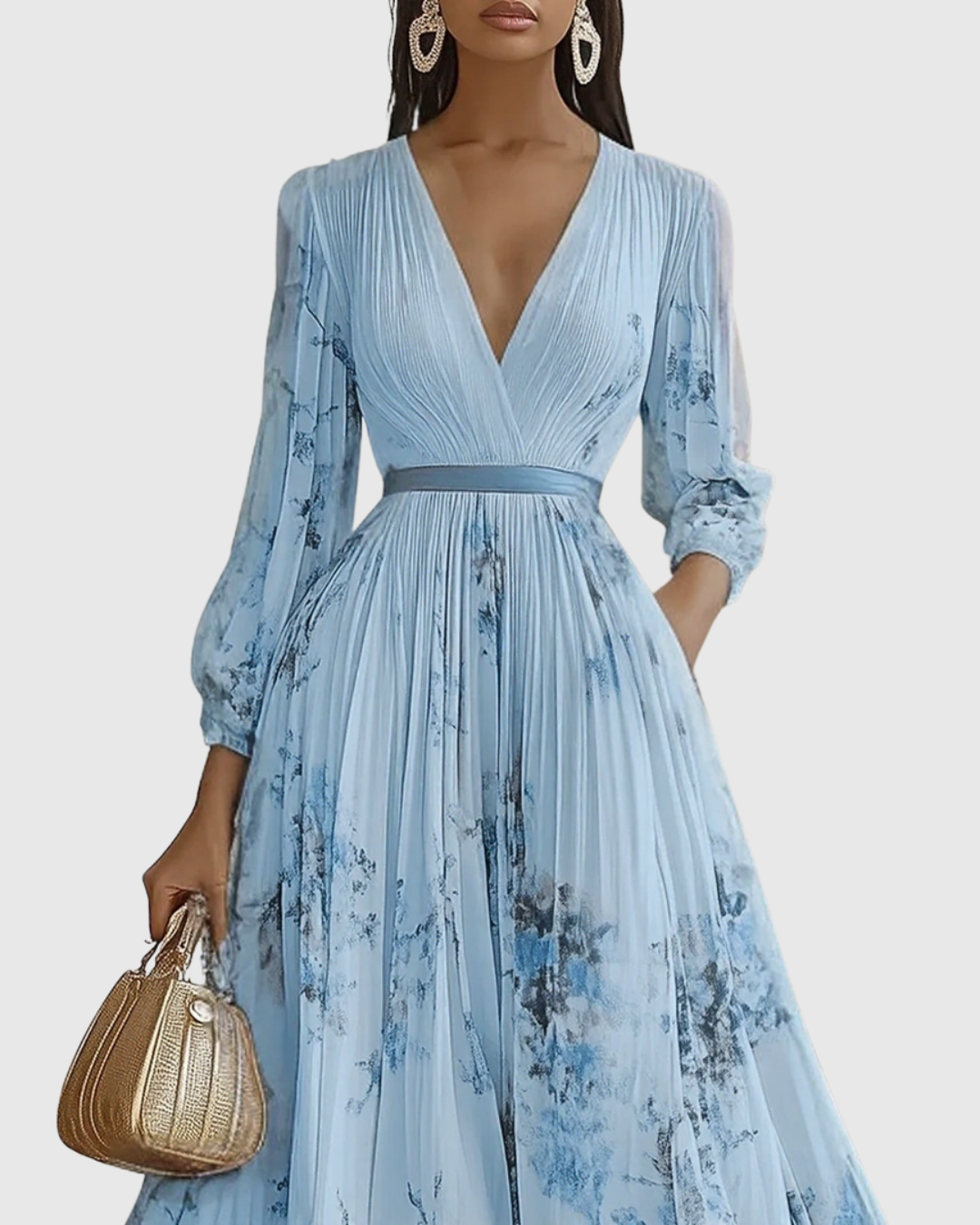 Carla | Women's Sleeveless A-Line Midi Dress
