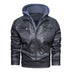 Don Men's Hooded Bomber Jacket - Black