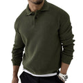 Demetrius | Men's Long Sleeve Polo Sweater in Luxurious Knit