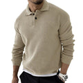 Demetrius | Men's Long Sleeve Polo Sweater in Luxurious Knit