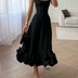 Ruby | Elegant Midi Dress for Sophisticated Women - Black