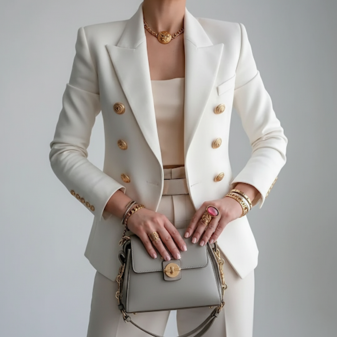 Sarah Double-Breasted Blazer