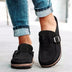June Orthopedic Buckle Mules - Black