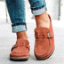 June Orthopedic Buckle Mules - Rust