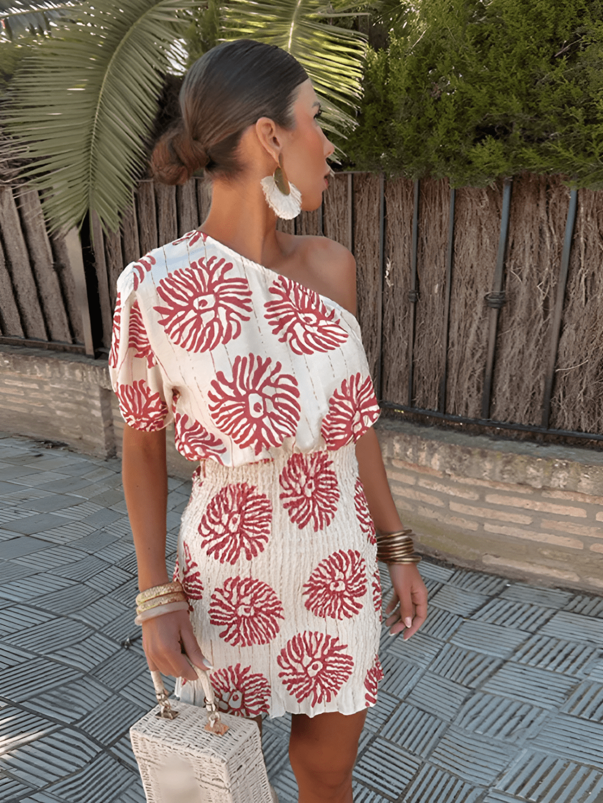 Melinda | Elegant Summer Mini Dress in Bold Prints