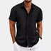 Chester | Men's Casual Button-Down Shirt - Black