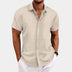 Chester | Men's Casual Button-Down Shirt - Beige