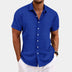 Chester | Men's Casual Button-Down Shirt - Blue