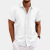 Chester | Men's Casual Button-Down Shirt - White