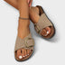 Joan Orthopedic Sandals - Khaki
