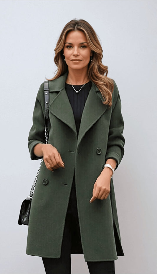 Mette | Elegant Double-Breasted Coat