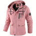 Dwight Men's Hooded Utility Jacket - Pink