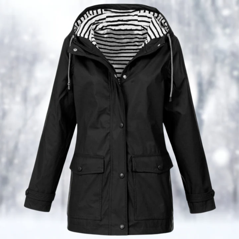 Emily Hooded Raincoat