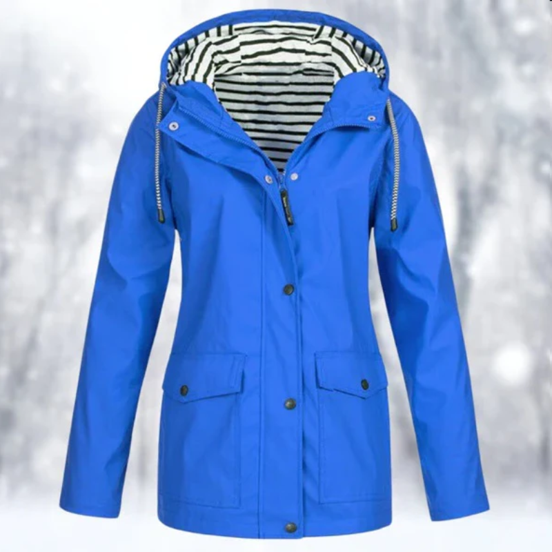 Emily Hooded Raincoat