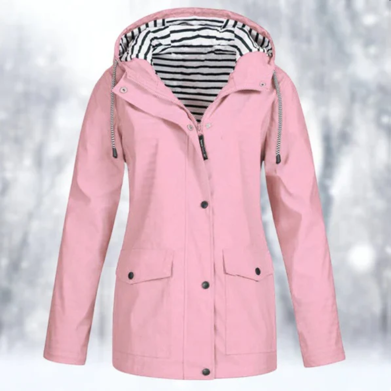 Emily Hooded Raincoat
