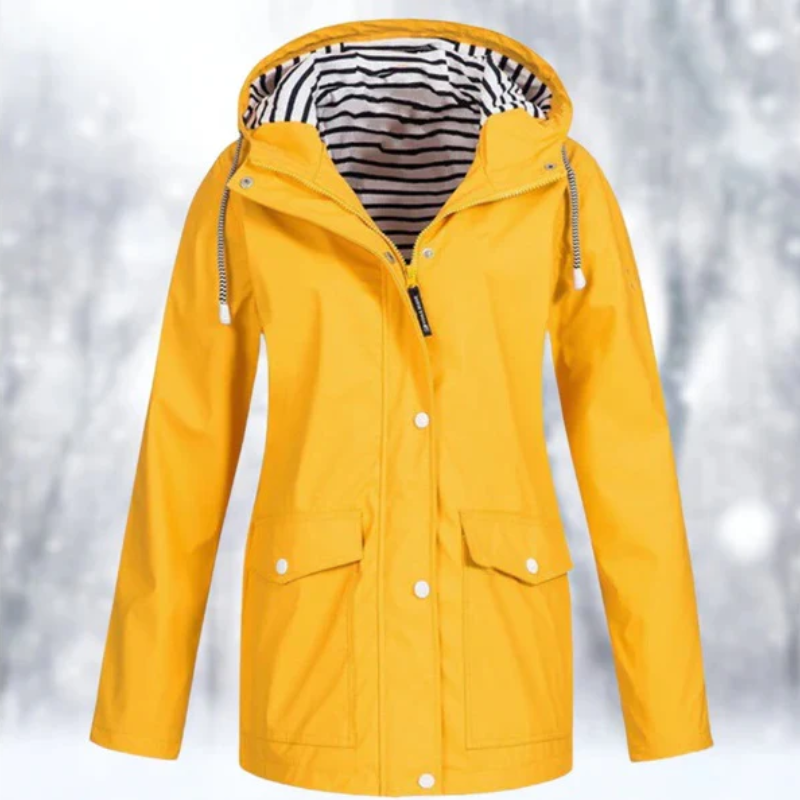 Emily Hooded Raincoat