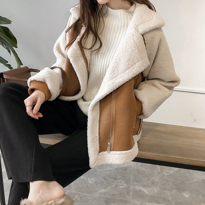 Amanda | Women's Oversized Sherpa Jacket
